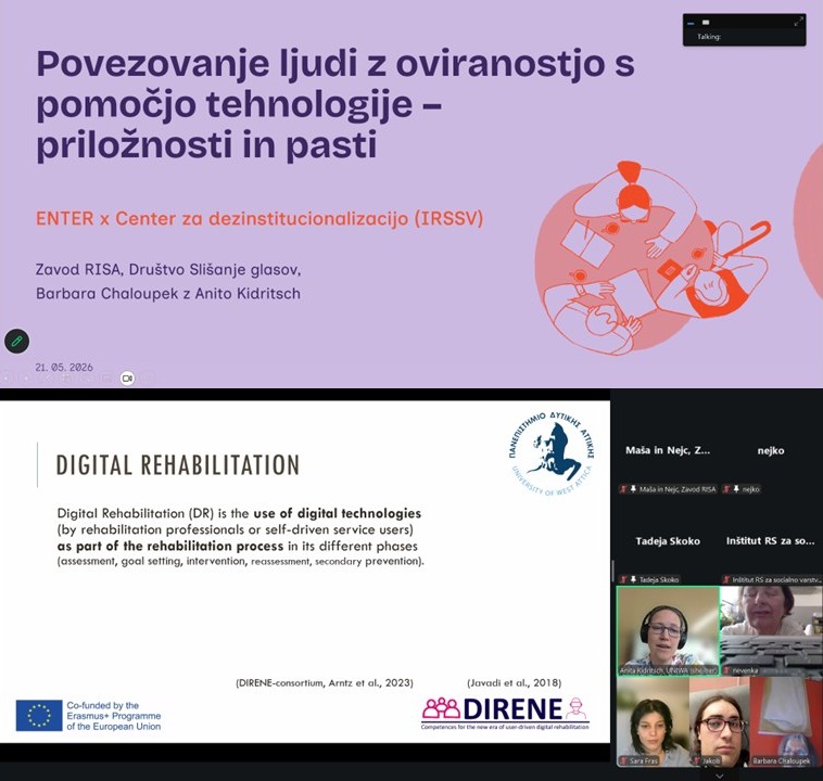 Spletni-seminar: Povezovanje ljudi z oviranostjo s pomočjo tehnologije