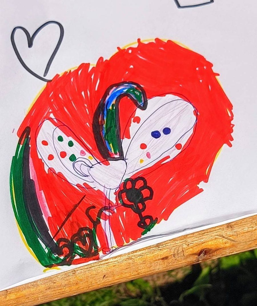 Otroška risba na festivalu Igraj se z mano