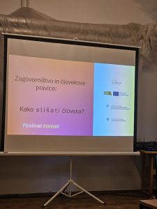 Festival norosti 2026: Strokovni posvet. Naslov: Zagovorništvo in človekove pravice: Kako slišati človeka.