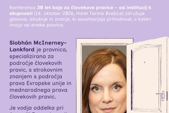 Siobhán McInerney-Lankford - predavateljica na DI konferenci