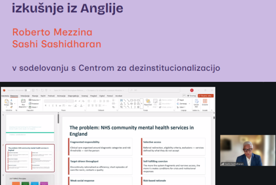 Posnetek iz Webinarja Novi modeli skupnostnih storitev_izkušnje iz Anglije