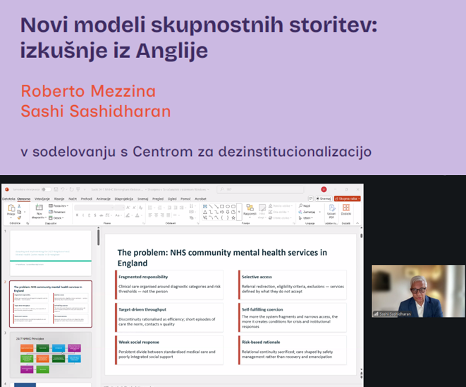 Posnetek iz Webinarja Novi modeli skupnostnih storitev_izkušnje iz Anglije